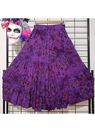 Patchwork Beli Lastikli Etek