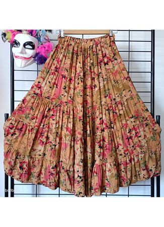 Patchwork Beli Lastikli Etek