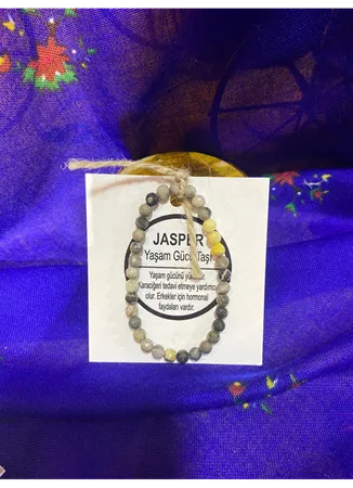 JASPER (YAŞAM GÜCÜ TAŞI) DOĞAL TAŞ BİLEKLİK