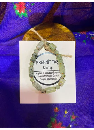 PREHNİT (ŞİFA TAŞI) DOĞAL TAŞ BİLEKLİK
