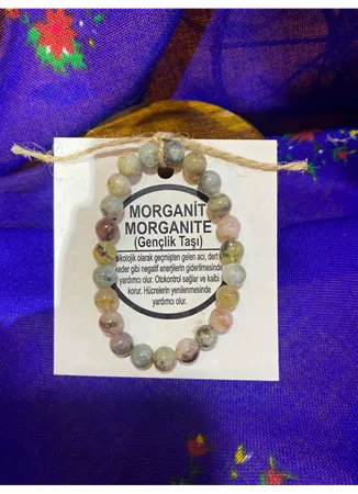MORGANİT (GENÇLİK TAŞI) DOĞAL TAŞ BİLEKLİK