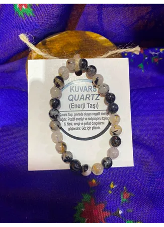 KUVARS (ENERJİ TAŞI) DOĞAL TAŞ BİLEKLİK