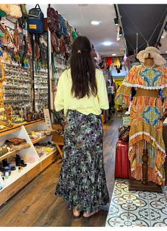 Patchwork Beli Lastikli Etek