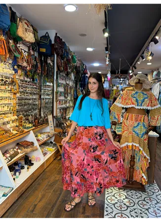 Patchwork Beli Lastikli Etek