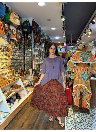 Patchwork Beli Lastikli Etek