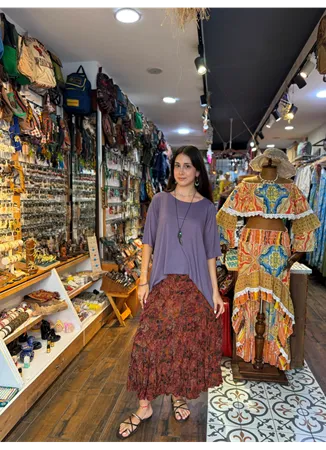 Patchwork Beli Lastikli Etek