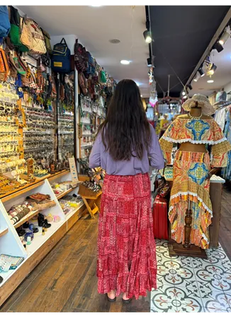 Patchwork Beli Lastikli Etek