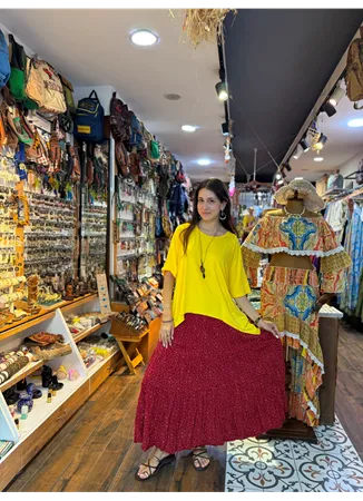Patchwork Beli Lastikli Etek