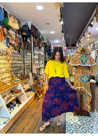Patchwork Beli Lastikli Etek