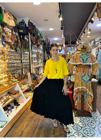 Patchwork Beli Lastikli Etek
