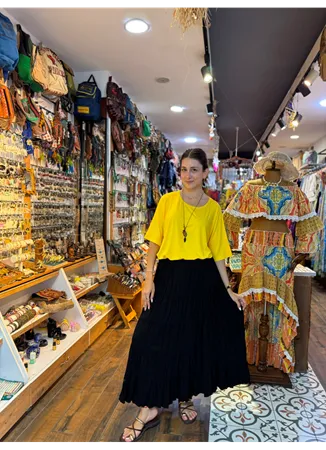 Patchwork Beli Lastikli Etek