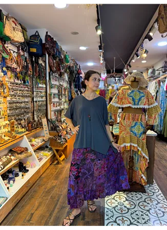 Patchwork Beli Lastikli Etek