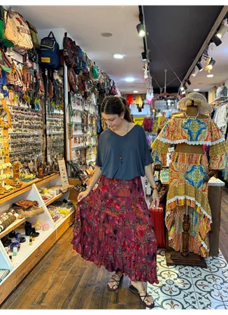 Patchwork Beli Lastikli Etek