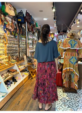 Patchwork Beli Lastikli Etek