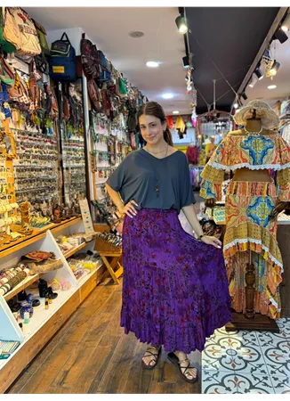 Patchwork Beli Lastikli Etek