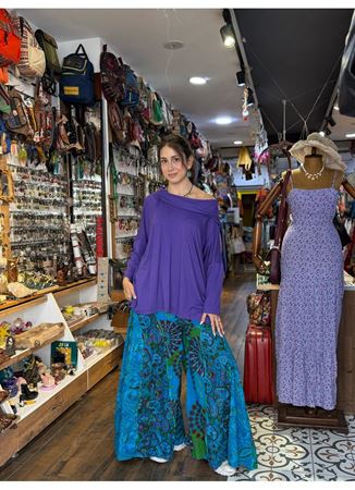 Nepal Tasarım Pantolon Mavi