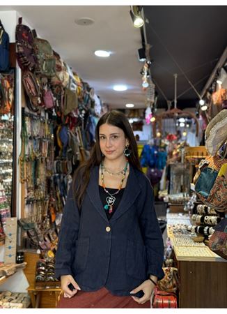 İtalyan Keten Ceket