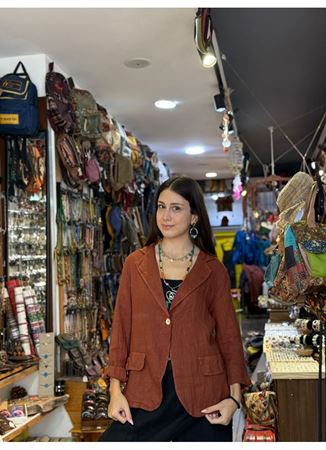İtalyan Keten Ceket