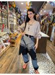 Unisex Nepal Yandan Cepli Şalvar