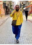 Unisex Nepal Yandan Desenli Cepli Şalvar