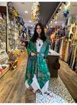 Batik Desen Yeşil Kaftan