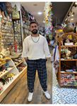 Erkek Viskon Pamuk Şalvar Pantolon