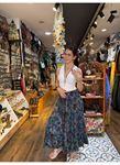 Patchwork Beli Lastikli Etek
