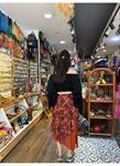 Beli Lastikli Çift Katlı Mercan Asimetrik Etek