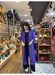 İtalyan Keten Kaftan Mor