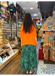 Patchwork Beli Lastikli Etek