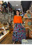 Patchwork Beli Lastikli Etek