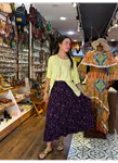 Patchwork Beli Lastikli Etek
