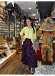 Patchwork Beli Lastikli Etek