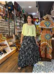 Patchwork Beli Lastikli Etek