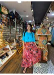 Patchwork Beli Lastikli Etek
