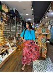 Patchwork Beli Lastikli Etek