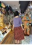 Patchwork Beli Lastikli Etek