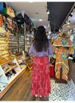 Patchwork Beli Lastikli Etek