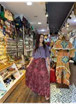Patchwork Beli Lastikli Etek