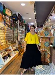 Patchwork Beli Lastikli Etek