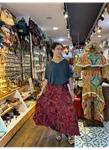 Patchwork Beli Lastikli Etek