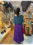 Patchwork Beli Lastikli Etek