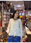 İtalyan Keten Tasarım Bluz