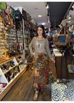 Patchwork Beli Lastikli Etek